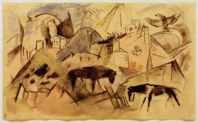 Das arme Land Tirol von Franz Marc